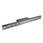 lampe murale led noire moderne 12x3w rgb 84 puces 60249 flux lumineux clips