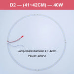 lampe led circulaire blanc moderne adhésive magnets connecteurs 45cm 30cm 41cm led haute puissance
