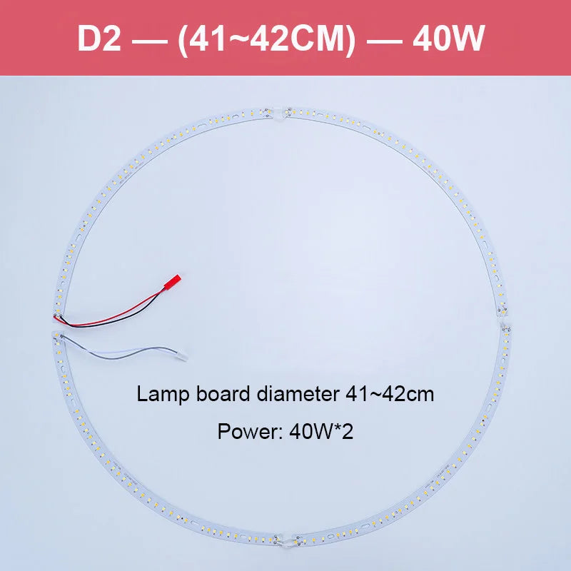 lampe led circulaire blanc moderne adhésive magnets connecteurs 45cm 30cm 41cm led haute puissance