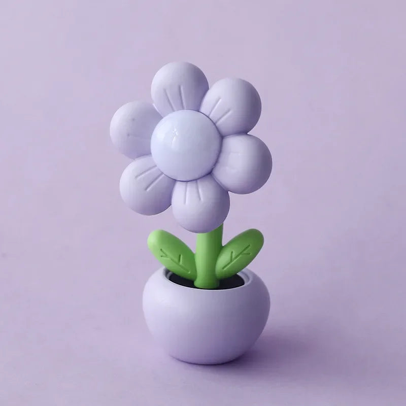 veilleuse led fleur rose verte violet moderne chambre enfant table basse ambiance tactile 3v