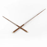 horloge murale aiguille bois naturel moderne minimaliste marron doré quartz salon