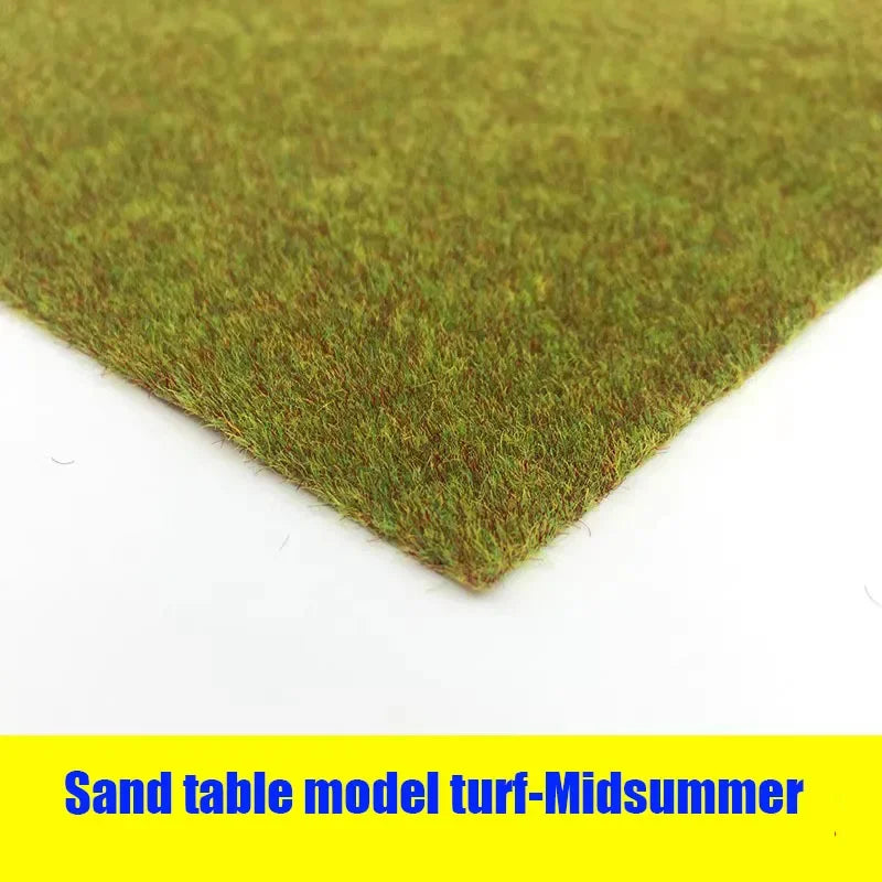 tapis turfe artificielle jaune vert light green dark green plat disposition architecturale bricolage
