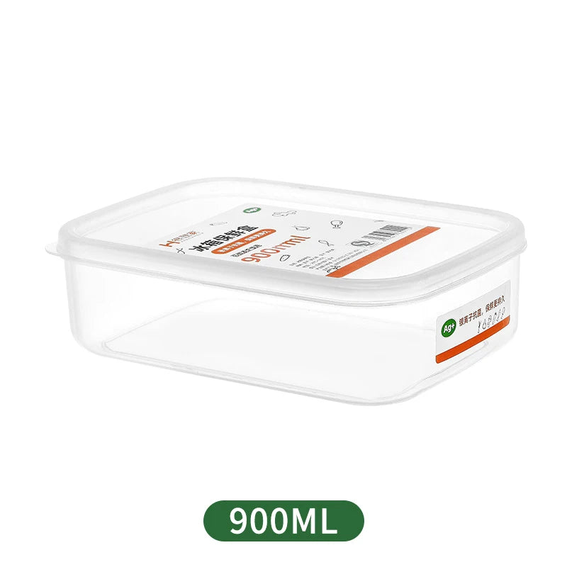 boîtes conservation alimentaires transparentes modernes poignées étiquettes fruits légumes viandes
