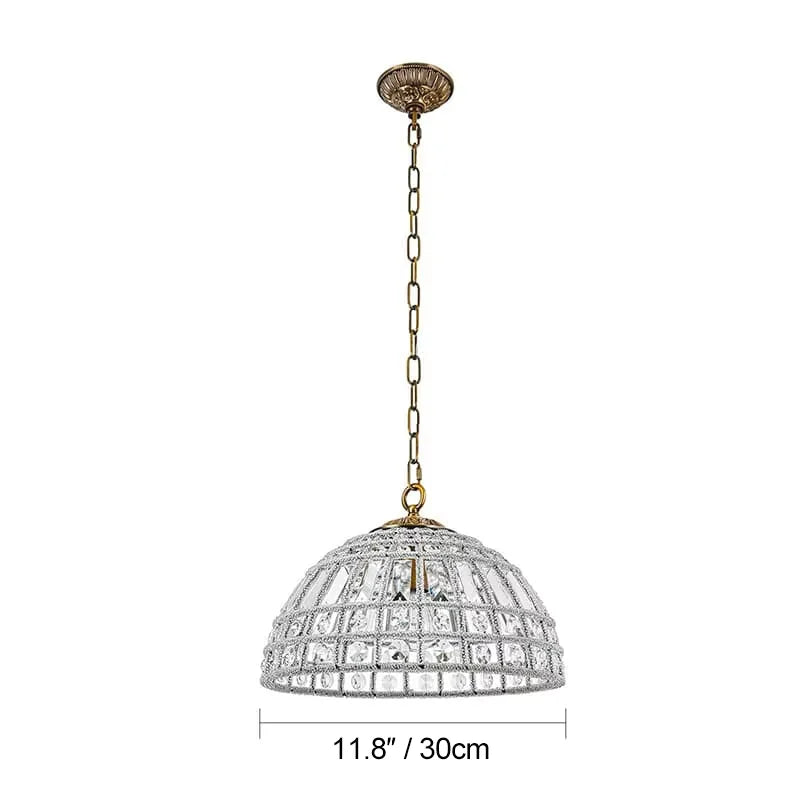 Suspension lumineuse cristal doré classique transparente salon chambre d'hôtel LED 2000 82000 lumens