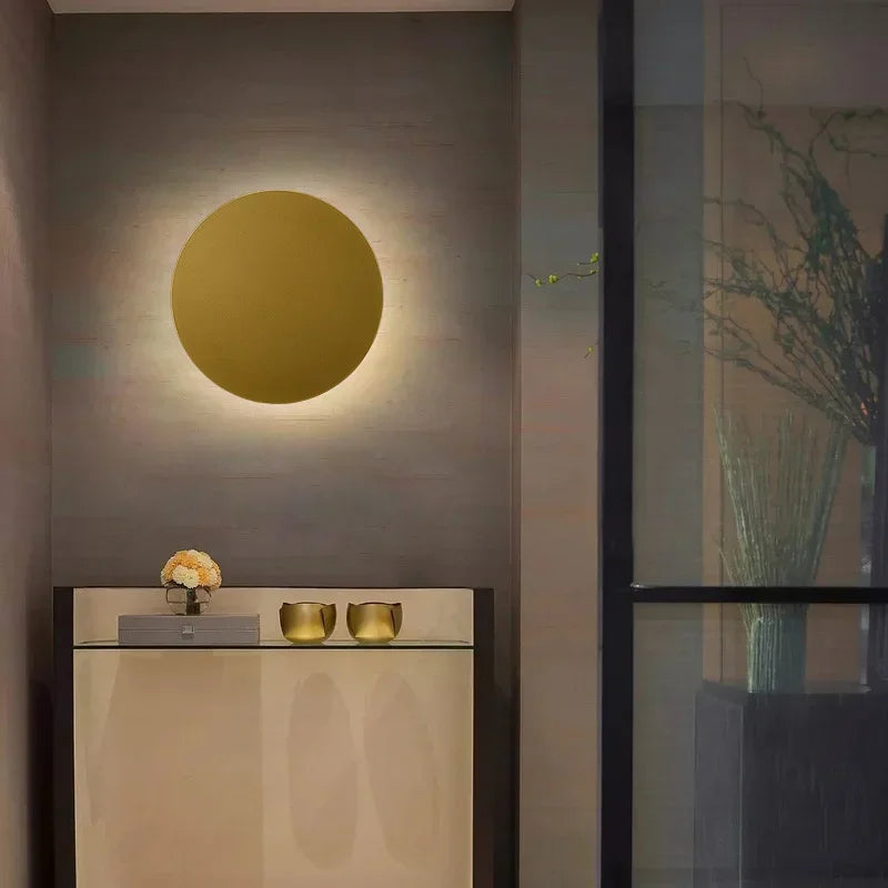 applique murale led moderne or noir gris claire éclairage chambre cuisine salle manger fixée