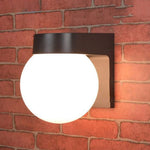 applique murale moderne noir blanc ip55 hydrofuge aluminium argentée assemblage chambre couloir balcon