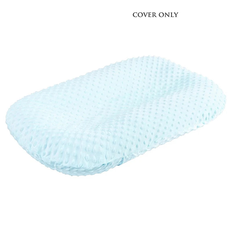 coussin bébé gris bleu clair texturé ultra doux confortable hiver été printemps automne polyestère