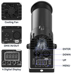 projecteur led noir moderne 30w dmx scène disco effets lumière professionnel