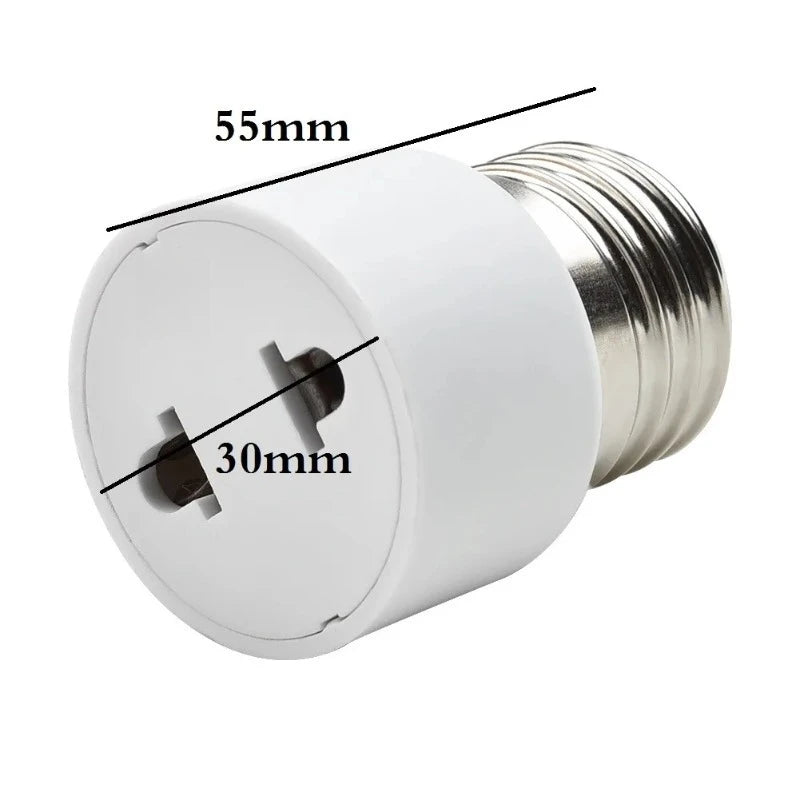adaptateur culot lampe blanc moderne durable fixé adhésif e27 us eu bas lampe