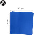 serviettes papier colorées anniversaire enfants fêtes simple bleu rose rouge noir vert jaune violet