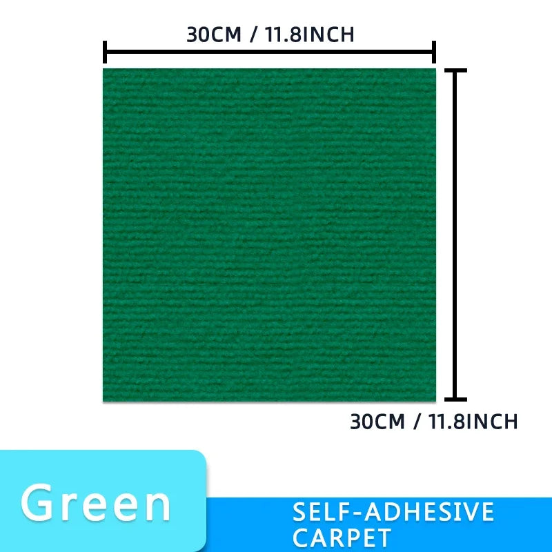 tapis auto adhésif 30cm 30cm multiple couleurs carreaux géométriques moderne antidérapantintérieur décoration
