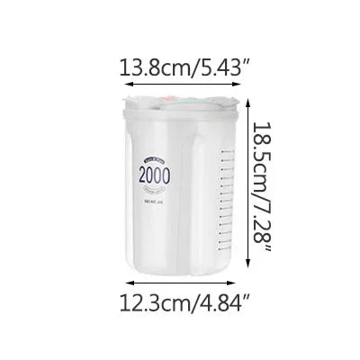 boîtes rangement alimentaire transparentes modernes grilles poignées couvercle mesure