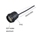 support lampe e27 noir moderne étanche câble extérieur patio jardin DIY éclairage
