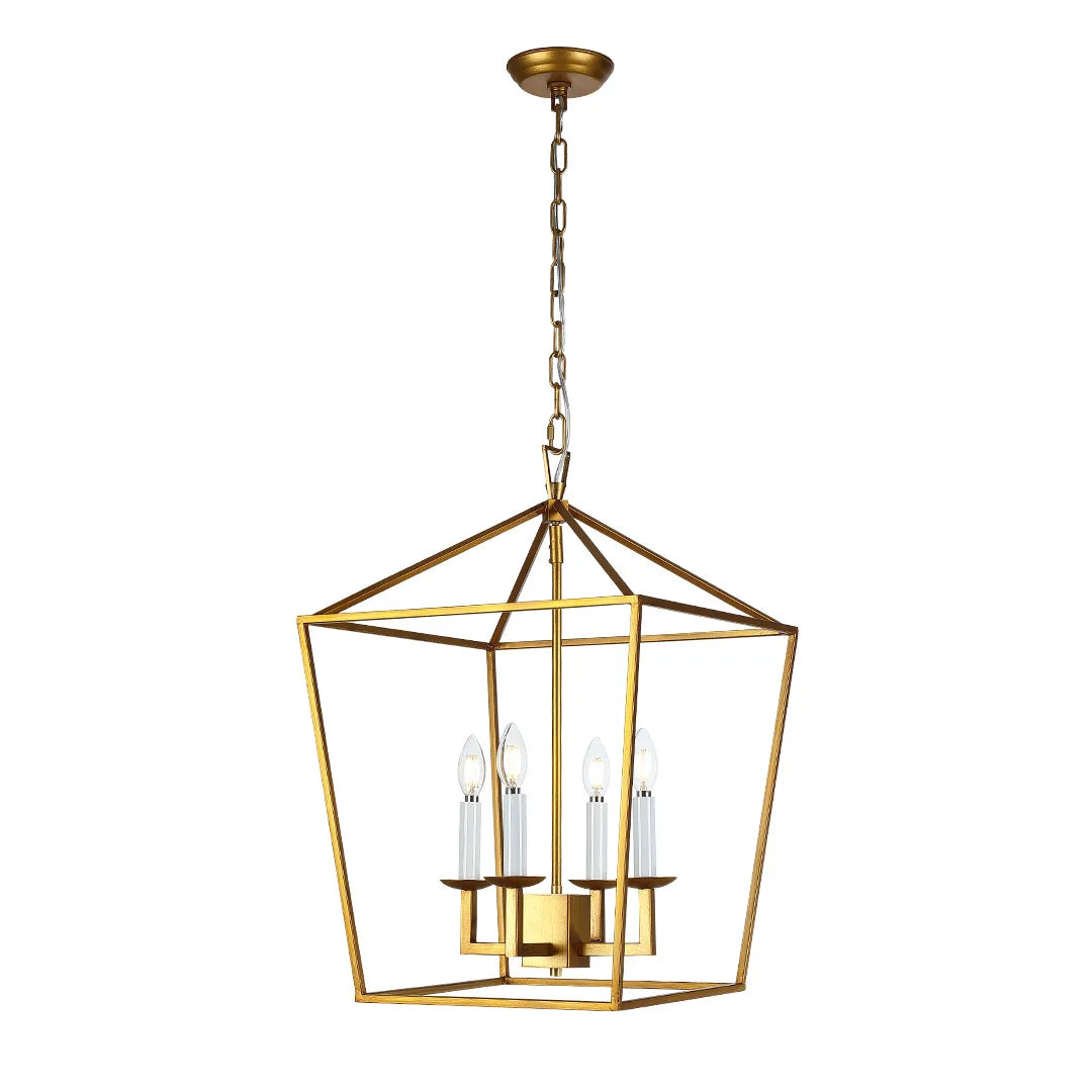 lampe suspendue moderne dorée verre opalin ampoules structure géométrique simple chambre salon