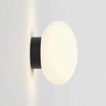 lampe murale moderne blanche verre rond ø150mm ø110mm éclairage quotidien fixée mur