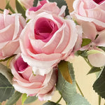 Bouquets artificiels roses soie décoration intérieure romantique classique maison événements fêtes