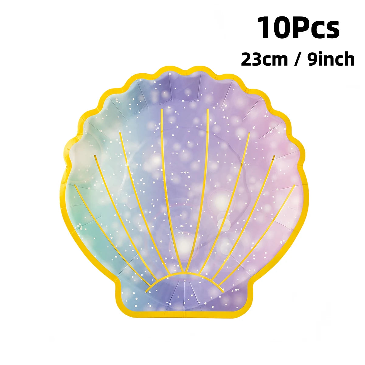 vaisselle jetable sirène violet bleu paillettes assiettes gobelets serviettes mariage anniversaire festives