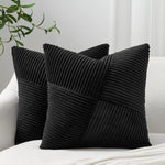 coussin beige rayures verticales moderne housse 45x45cm polyester coton zipper blancintérieur deco maison