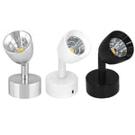 Applique murale LED noire argentée pour chevet moderne