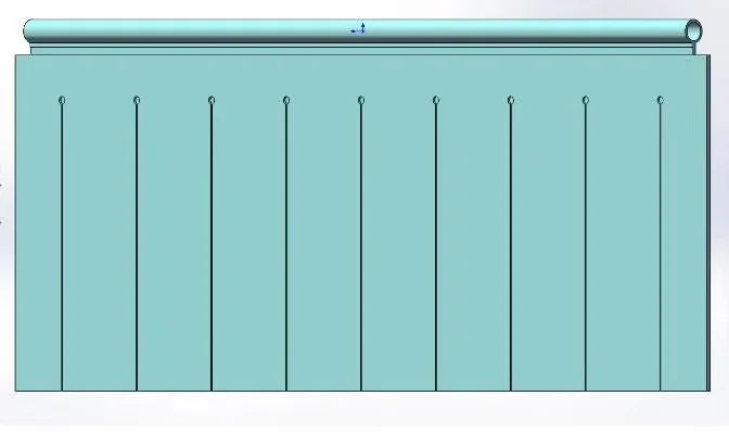 rideau protection lave vaisselle bleu rayures horizontales moderne anti éclaboussures transparent opacité.gca
