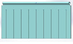 rideau protection lave vaisselle bleu rayures horizontales moderne anti éclaboussures transparent opacité.gca