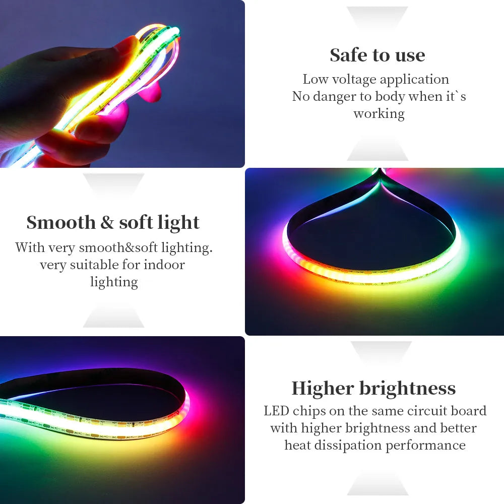 ruban led multicolore 240 led moderne 5v 11w admissible salon