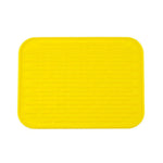 protège plat silicone moderne turquois jaune violet rose vert bleu noir texturé utilitaire cuisine