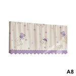 rideau multicolore rayures pois motifs animaux moderne enfant insolite cuisine chambre sans perçage