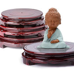 support décoratif rouge foncé classique objets lisses sans visibilité fixations multiples tailles incluses