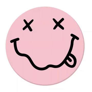 tapis sol peluche doux motif smiley floral décoratif chambre salon maison moderne
