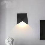 lampe murale moderne noir résistante l'eau ip65 encastrable flux lumineux faible
