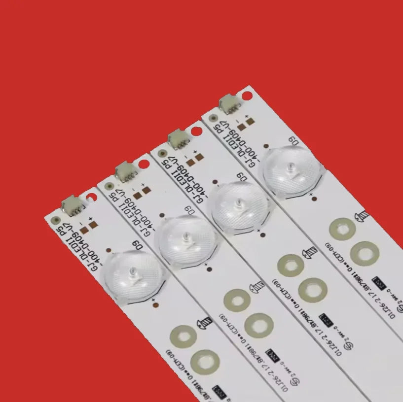 bande led adhésive blanc moderne 3v 798mm 9leds éclairage télécran rétro lumière