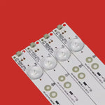 bande led adhésive blanc moderne 3v 798mm 9leds éclairage télécran rétro lumière