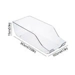 boîtes rangement transparentes plastique réutiliables poignées moderne minimaliste empilables garde manger réfrigérateur congélateur respectueux