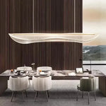 suspension lumineuse moderne blanc doré texture maille fine clips métalliques 6000K 4500K 3000K