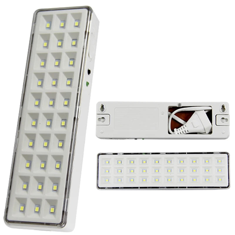 lampe led secours 30 led batterie rechargeable urgence maison intelligente blanc moderne