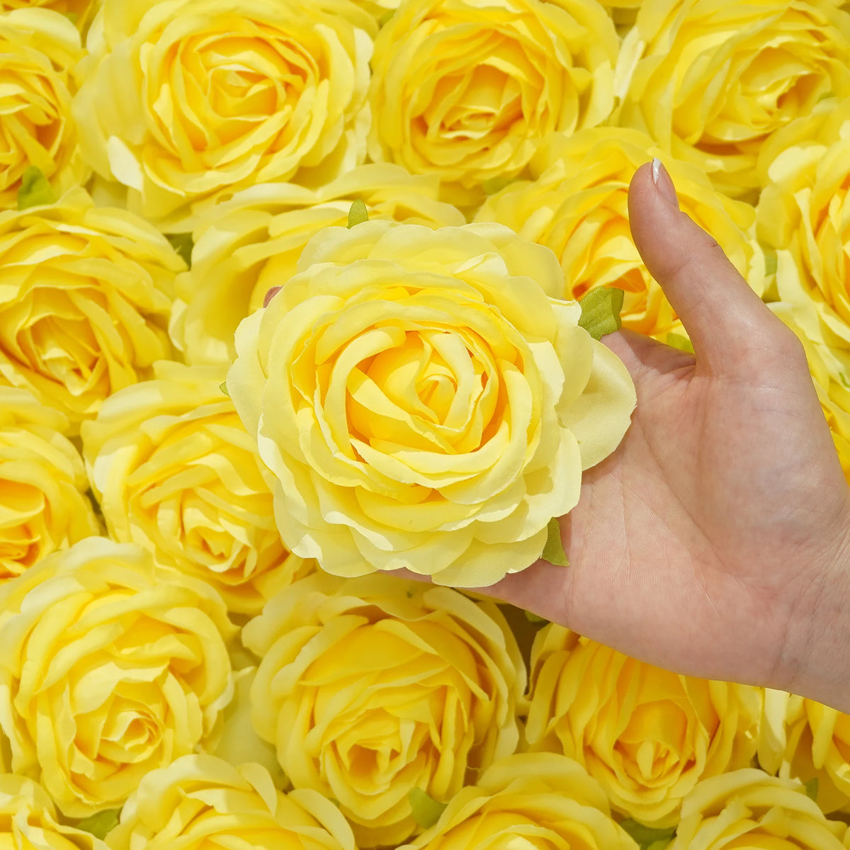 fleurs artificielles roses boutons peony feuilles vertes decoration intérieure classique 9cm 3.54inch
