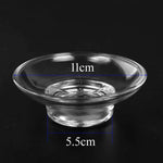 assiettes bol blanc cuivre chrome moderne sans motif opacité fixations invisible