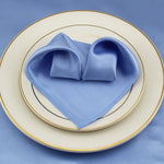 serviette table satin pliée forme coeur mariage décoration fête