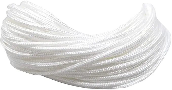 store lamelles blanc moderne corde remplacement 2mm 20mètres opaques