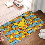tapis antidérapant multicolore pokémon illustration moderne absorbant extérieur entrée cuisine balcon