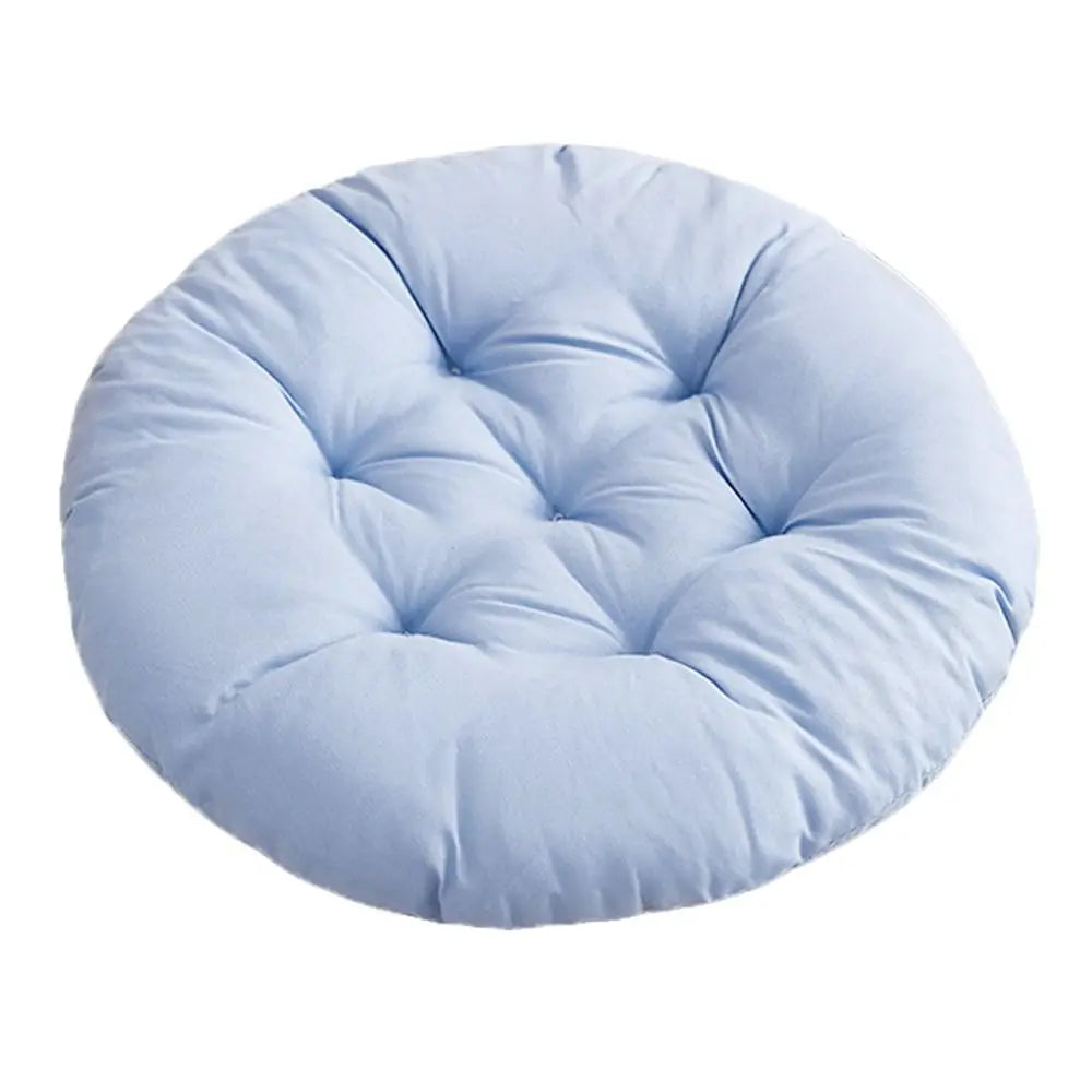 coussin rond épais couleur unie antidérapant tapis tatami doux polyester coton moderne toilette sieste