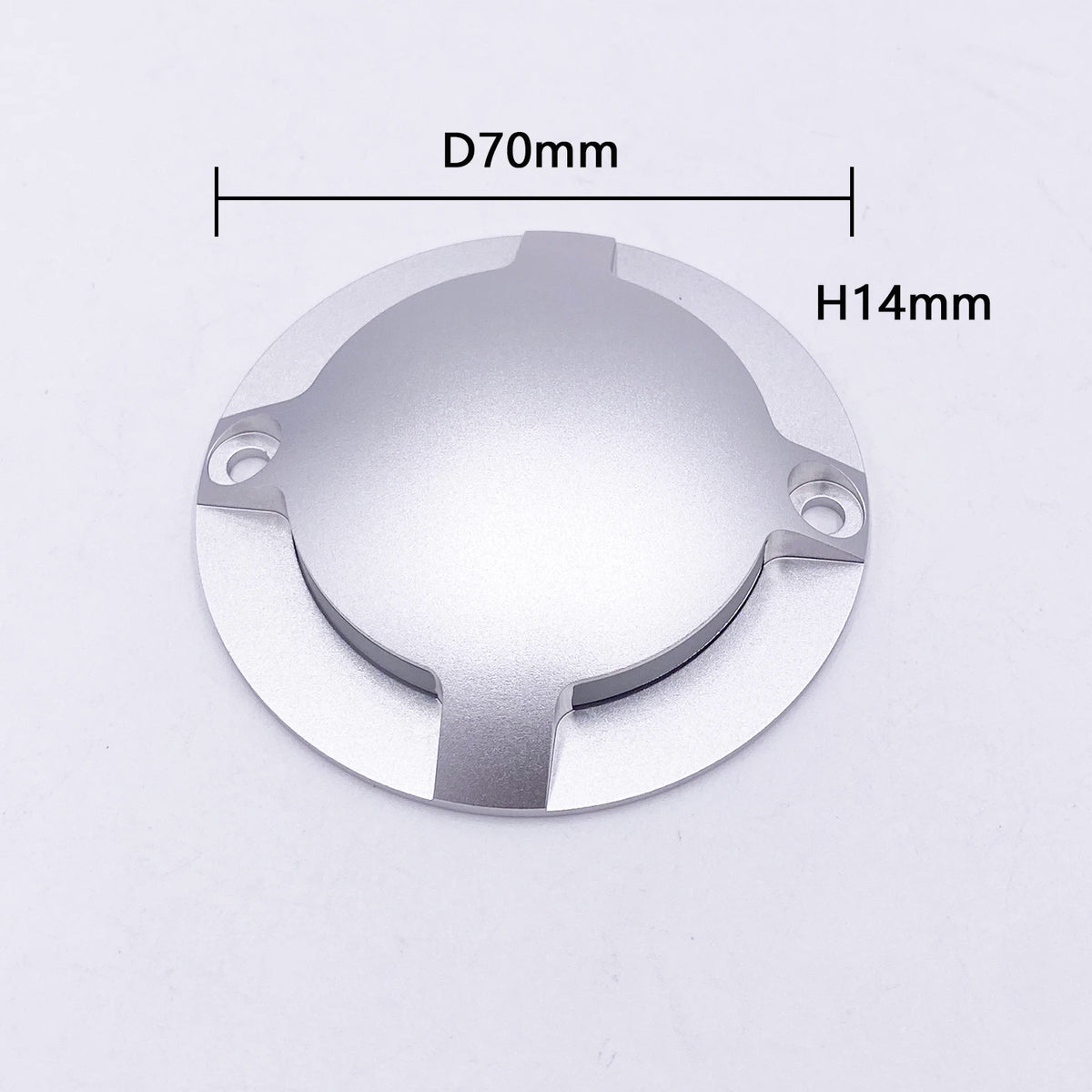 lampe led argentée ultra mince ip67 12v 24v 1w 2w surface moderne