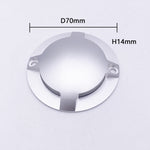 lampe led argentée ultra mince ip67 12v 24v 1w 2w surface moderne