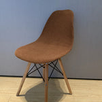 chaise moderne tissu imprimé petits points vert noir beige gris marron bleu blanc
