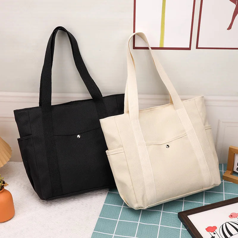 sac main blanc motif personnage rose fermeture eclair poignees detachables casual