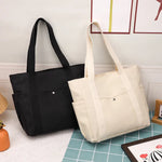 sac main blanc motif personnage rose fermeture eclair poignees detachables casual