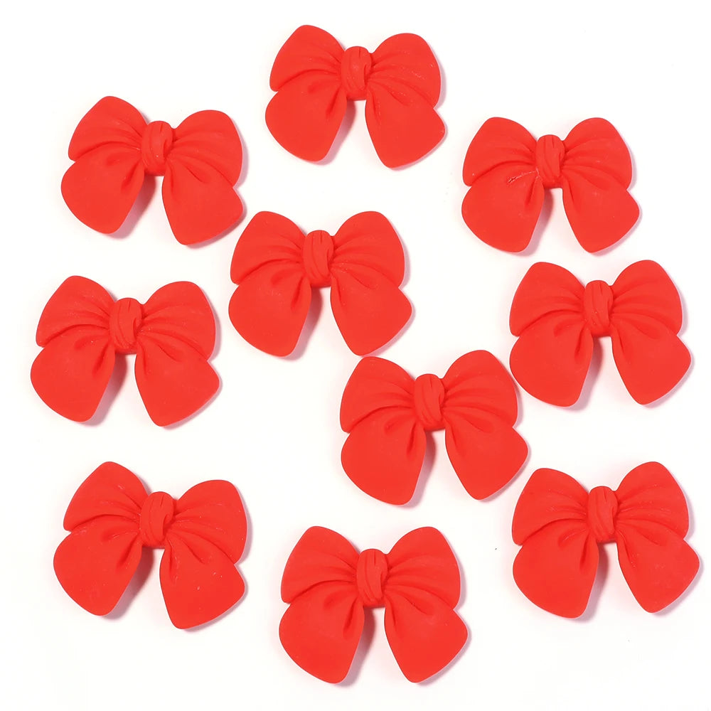 figurines kawaii rubans noues couleur diverse scrapbooking artisanat décoration moderne enfants clips