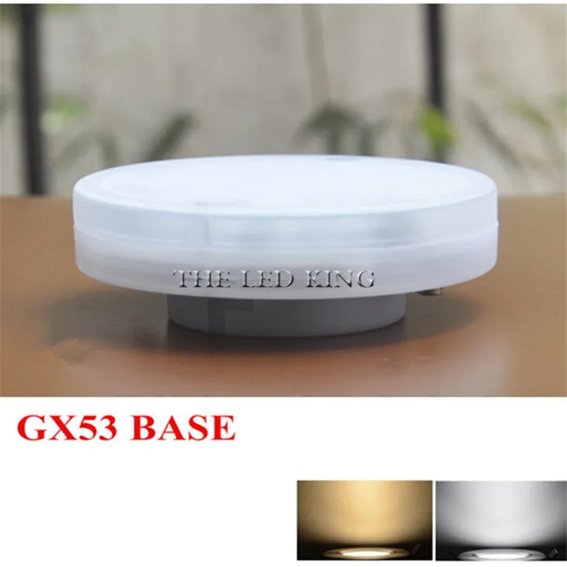 base lampe led moderne blanc mat salon gx53 220v 240v