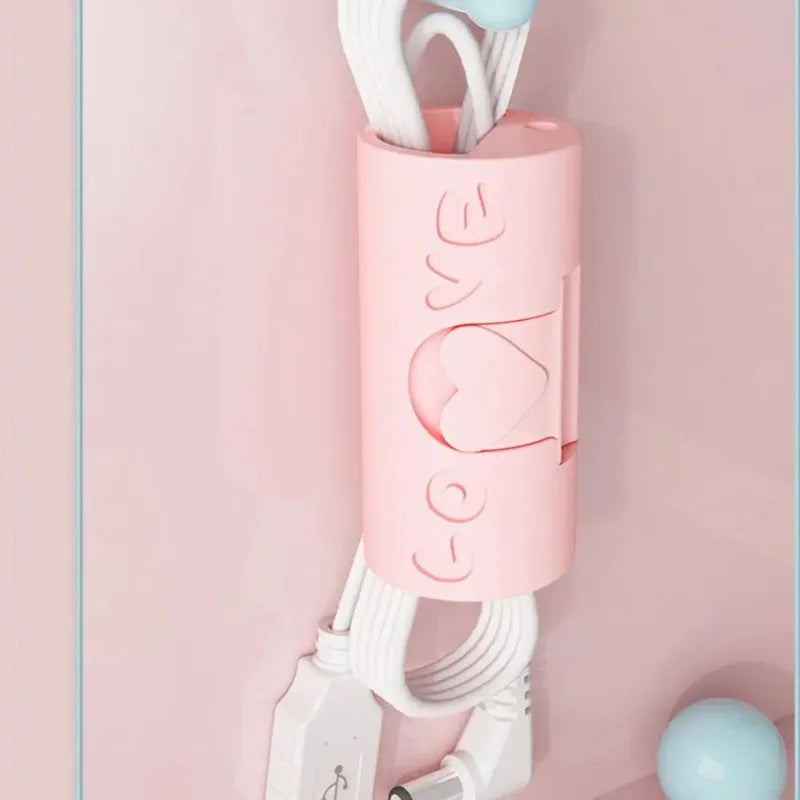 clips rangement bleu rose coeurs gravés adhésifs modernes minimalistes pièces invisible fixations lits draps